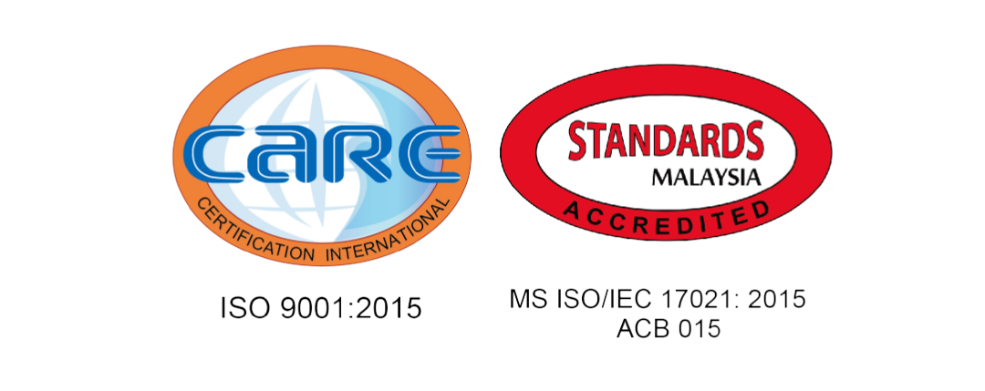 ISO 9001:2015 · Standards Malaysia Accredited